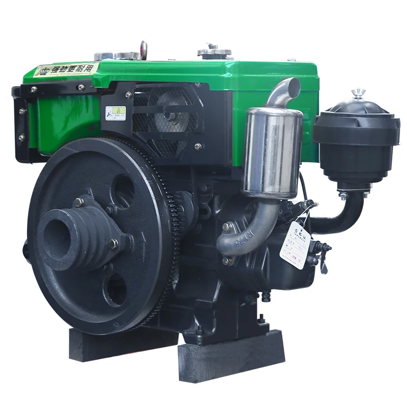 ZR180 Electric Starting Radiator Type Single Cylinder Diesel Engine Agricultural Machinery Four Stroke Condensing Diesel Engine - Image 4