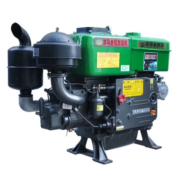 Model 195 Single-cylinder diesel Engine Is Started with 12 Horsepower, Which Is Suitable for Agricultural diesel Engines.