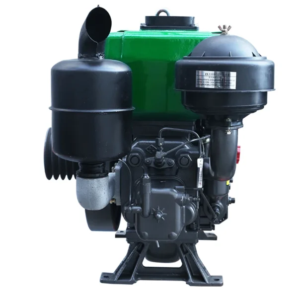 Diesel Engine for Tractor, ZS195-12 Horsepower Hand-started Single-cylinder Water-cooled diesel Engine. - Image 3