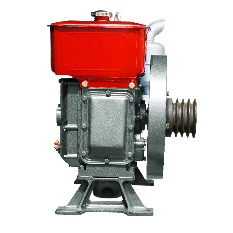 Zs195 Water-cooled Single Cylinder Diesel Engine Durable Diesel Engine Available Stock Kick Start Diesel Engine - Image 3