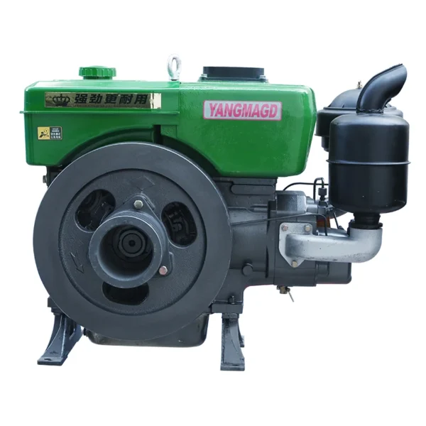 Diesel Engine for Tractor, ZS195-12 Horsepower Hand-started Single-cylinder Water-cooled diesel Engine. - Image 4