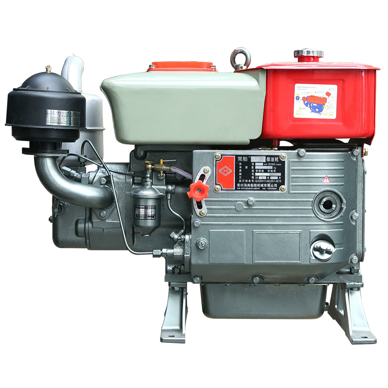 Available Stock Kick Start diesel Engine ZS195 Water-cooled Single Cylinder diesel Engine