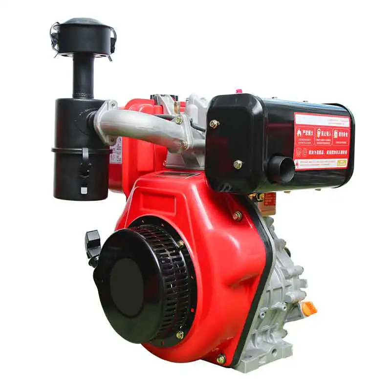 9 Horsepower Small Electric Starting Single Cylinder diesel Engine Cylinder diesel Engine Mechanical diesel Engine - Image 5