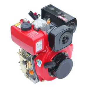 8HP Flat Key Vehicle diesel Engine Single Cylinder Air-cooled Four Stroke diesel Engine Air-cooled Engine, Portable