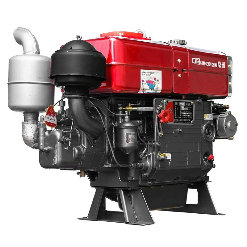 Power Support New ZS1105 Electric Start Water-cooled Single Cylinder Four-stroke diesel Engine, 18 Horsepower Engine. - Image 2