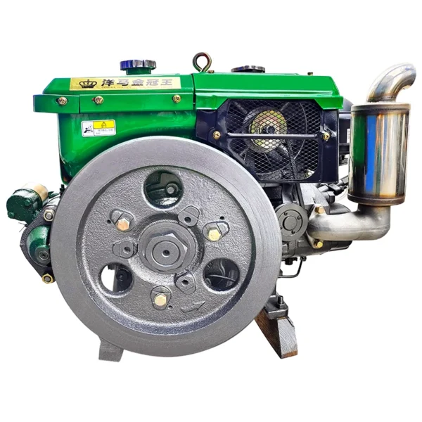 ZR190 Small 12HP Small15HP Electric Starting Diesel Engine Single Cylinder Condensing Small Diesel Engine Agricultural Machinery - Image 3