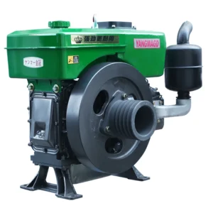 Diesel Engine for Tractor, ZS195-12 Horsepower Hand-started Single-cylinder Water-cooled diesel Engine.