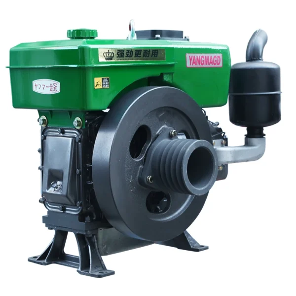 Diesel Engine for Tractor, ZS195-12 Horsepower Hand-started Single-cylinder Water-cooled diesel Engine.