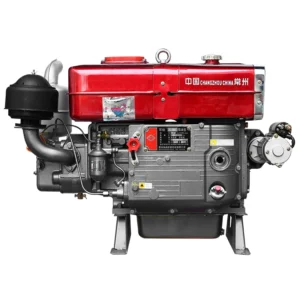 Power Support New ZS1105 Electric Start Water-cooled Single Cylinder Four-stroke diesel Engine, 18 Horsepower Engine.