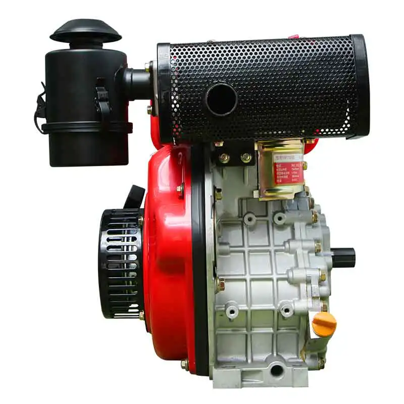 5 Horsepower Small Air-cooled diesel Engine, Single Cylinder Air-cooled Engine, Agricultural Propeller Water Pump (spline Shaft) - Image 2