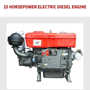 25 Horsepower Electric Start Diesel Motor  Water-Cooled Single Cylinder 4-Stroke Best-selling