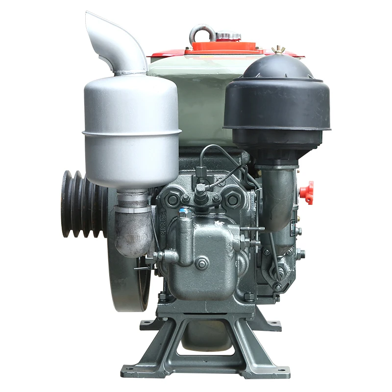 Zs195 Water-cooled Single Cylinder Diesel Engine Durable Diesel Engine Available Stock Kick Start Diesel Engine - Image 4