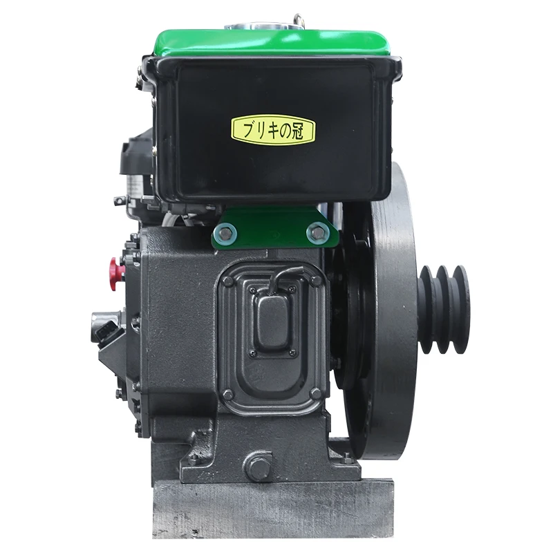 The ZR180 Hand Cranked High-performance Single Cylinder diesel Engine Is Equipped with a Condenser Widely Used in Agriculture - Image 5