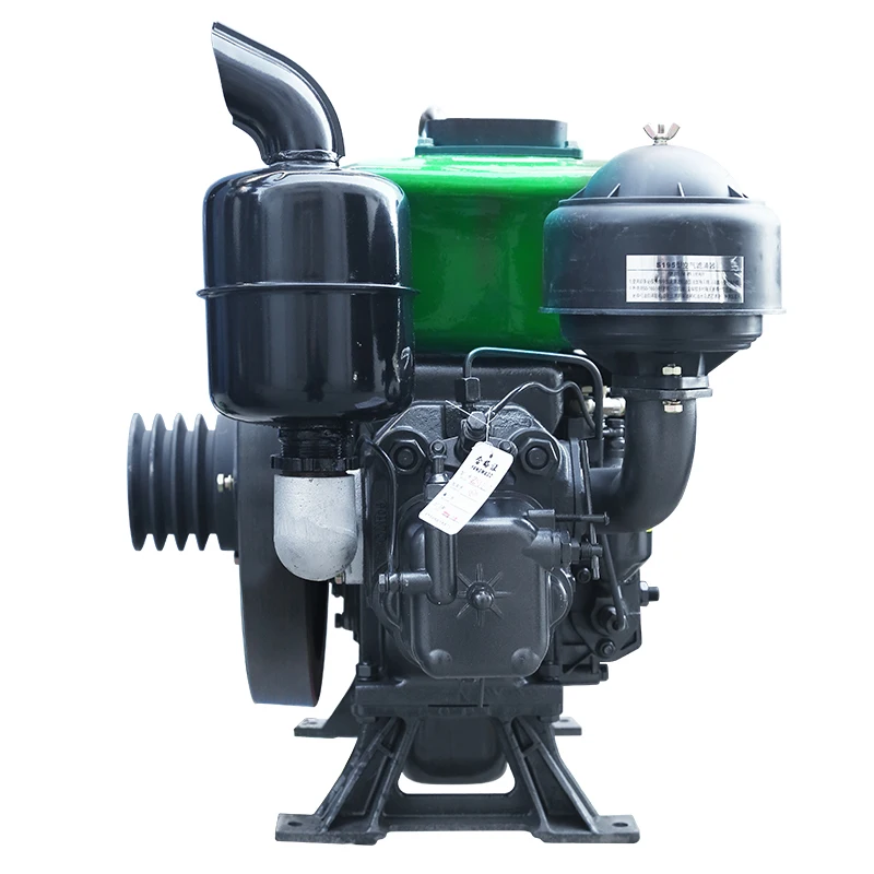 18 HP hand-cranked single-cylinder water-cooled four-stroke diesel engine, saving energy and stabilizing pressure. - Image 6