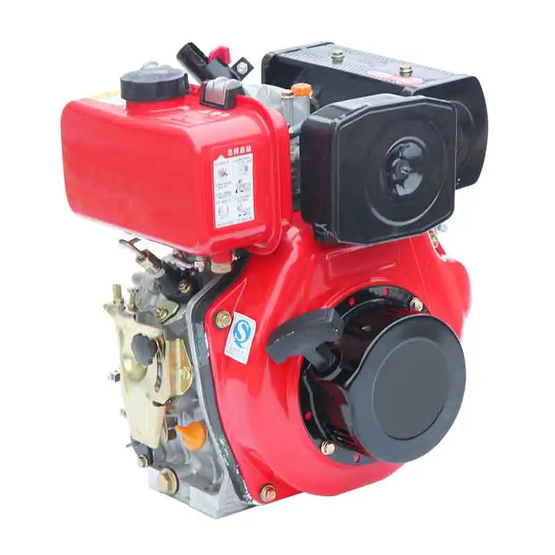 8HP Flat Key Vehicle diesel Engine Single Cylinder Air-cooled Four Stroke diesel Engine Air-cooled Engine, Portable - Image 6