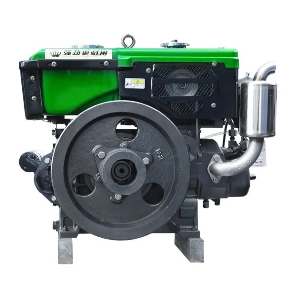 ZR180 Electric Starting Radiator Type Single Cylinder Diesel Engine Agricultural Machinery Four Stroke Condensing Diesel Engine - Image 3