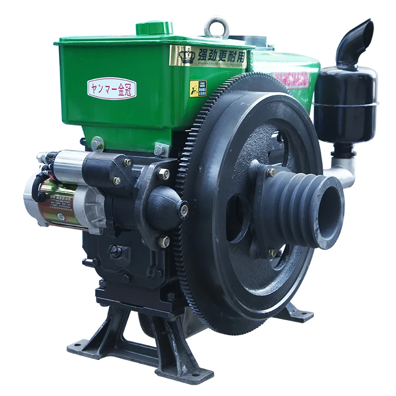 Hot-selling High-quality Electric Start Single-cylinder Water-cooled Four-stroke diesel Engine with 15 Horsepower. - Image 2
