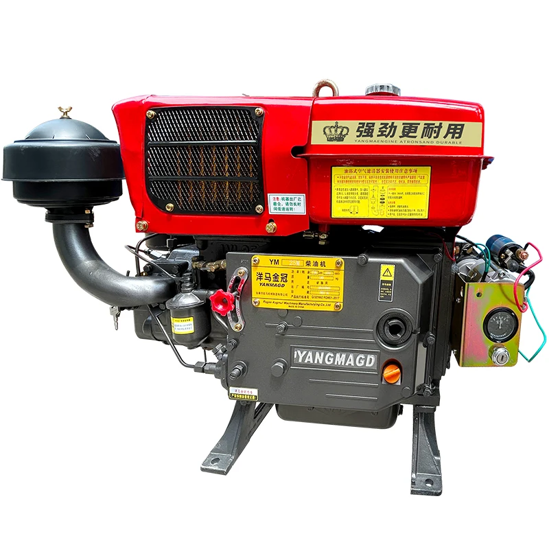 ZS1100-30HP Electric Starting diesel Tractor diesel Engine Electric Starting Single Cylinder Marine Engine Condensing Type - Image 2