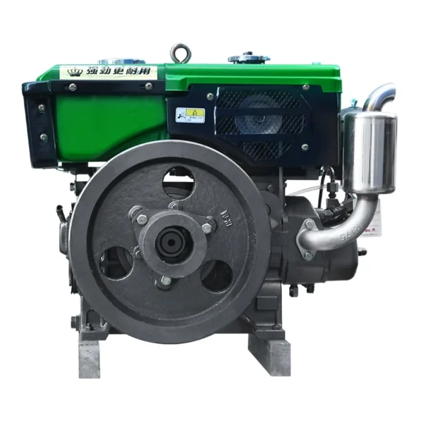 The ZR180 Hand Cranked High-performance Single Cylinder diesel Engine Is Equipped with a Condenser Widely Used in Agriculture - Image 3