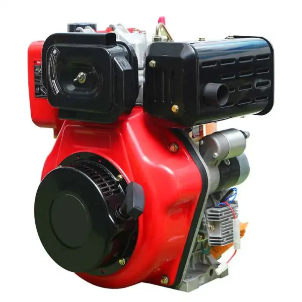 10 HP Small Air-cooled diesel Engine, Single Cylinder Air-cooled Engine, Agricultural Propeller Water Pump. - Image 2
